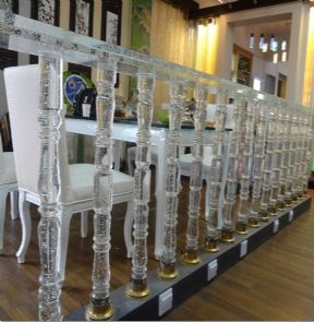 hotel glass staircase